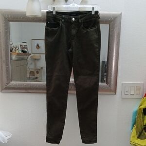 Zara Women's Olive Skinny Jeans